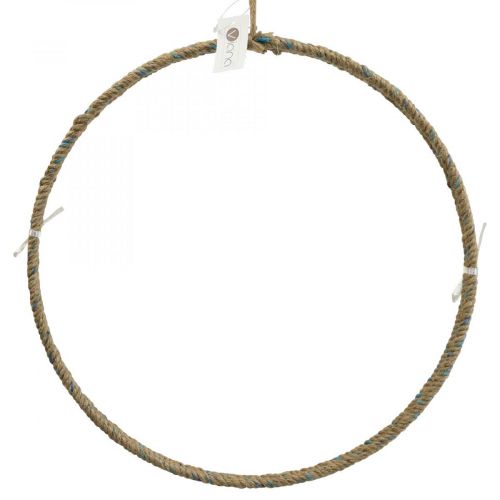 Floristik21 Dekoring Jute Scandi Deko Ring zum Aufhängen Ø40cm 2 St