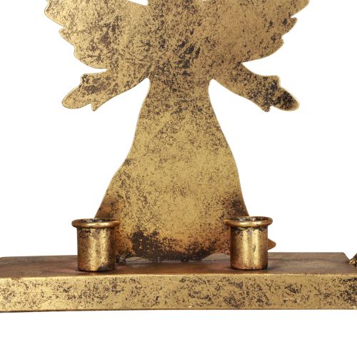 Floristik21 Dekoring Metall Engel Deko Kerzenhalter Weihnachten Ø37,5cm