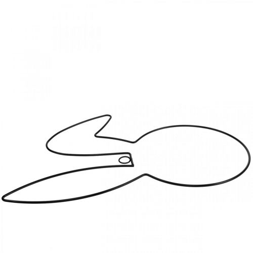 Floristik21 Dekoring Osterhasen Deko Metall, Hängedeko Ostern 40,5cm