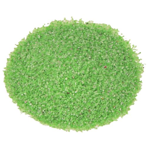 Dekosand Neongrün 0,5mm Farbsand 1kg für kreative Deko-Designs
