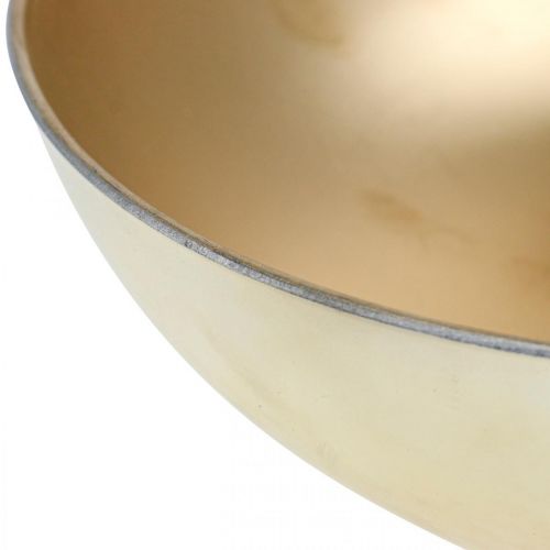 Dekoschale Gold Pflanzschale Kunststoff Ø30cm H9cm
