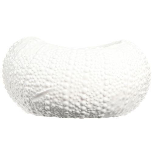 Artikel Dekoschale Keramik Maritim Weiß Oval 19x15x8,5cm - Elegante Wohnaccessoires