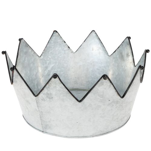 Dekoschale Metallschale Krone