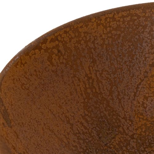 Dekoschale Metallschale Rost Deko Vintage Ø34cm H12cm | Floristik21.de