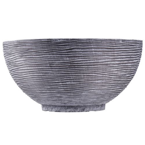 Artikel Dekoschale Rund Pflanzschale Grau Schwarz Ø40cm H19,5cm