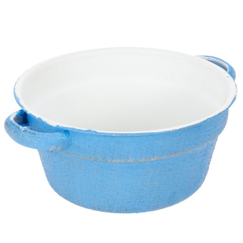 Dekoschale Übertopf Blau