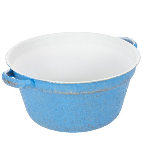 Dekoschale Übertopf Blau
