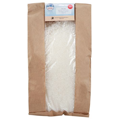 Floristik21 Dekoschnee Feiner Schnee Weiß Mais 100% Biobasiert 4l - umweltfreundlich & vielseitig