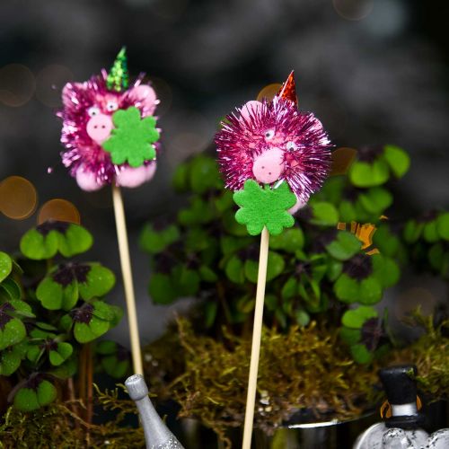 Floristik21 Dekostecker Glücksschwein 8St