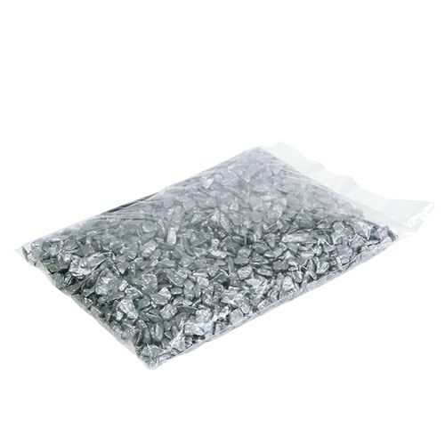 Floristik21 Dekosteine 9mm - 13mm 2kg Silber