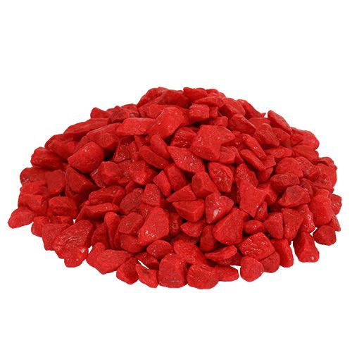 Floristik21 Dekosteine 9mm - 13mm Rot 2kg