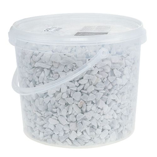 Artikel Dekosteine 9mm - 13mm Weiß 5L
