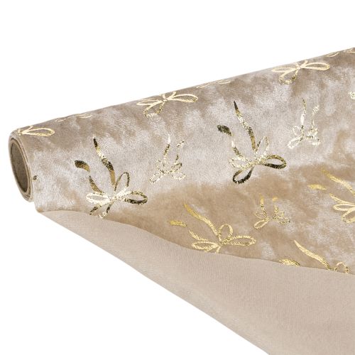 Tischband Dekostoff Beige