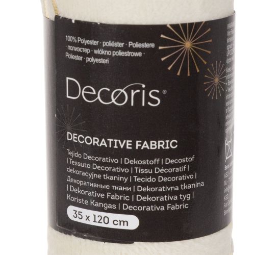 Tischband Dekostoff Beige