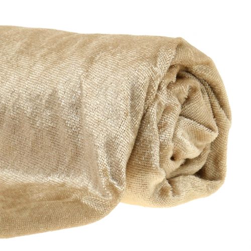 Dekostoff Velvet Sand 140cm x 300cm