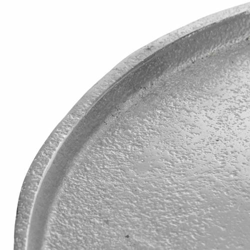 Dekoteller Ton Ø31cm Silber