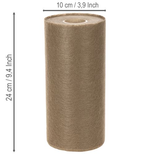 Vlies Tischdeko Rolle 24 cm x 25 m Braun für Innenbereich | Floristik21.de