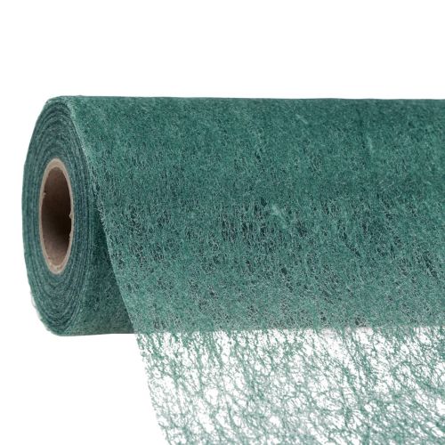 Floristik21 Dekovlies Tischband Deko Vlies Tischläufer Blaugrün 23cm 25m