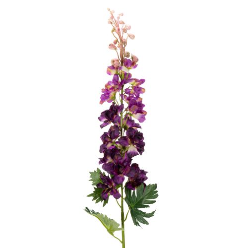 Dekorative Delphinium Kunstblume in Lila 79 cm – Set aus 3 Stielen für elegante Dekorideen