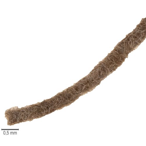 Artikel Handgemachte Wollkordel Braun 55m Dekoschnur für Floristik und Bastelideen