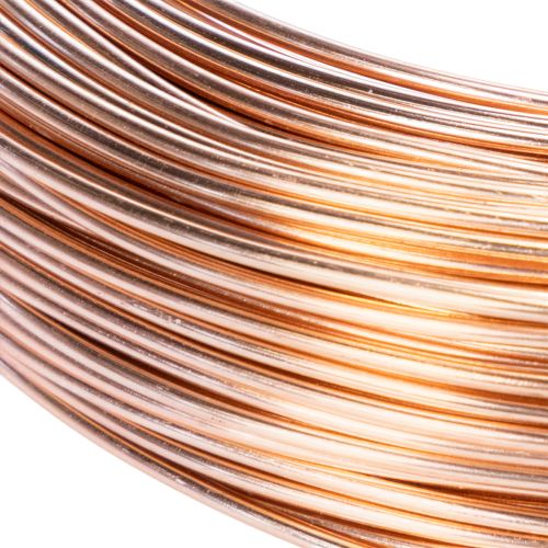Aluminiumdraht Rolle 60m 500g Kupfer für Floristik und Bastelarbeiten | Floristik21.de