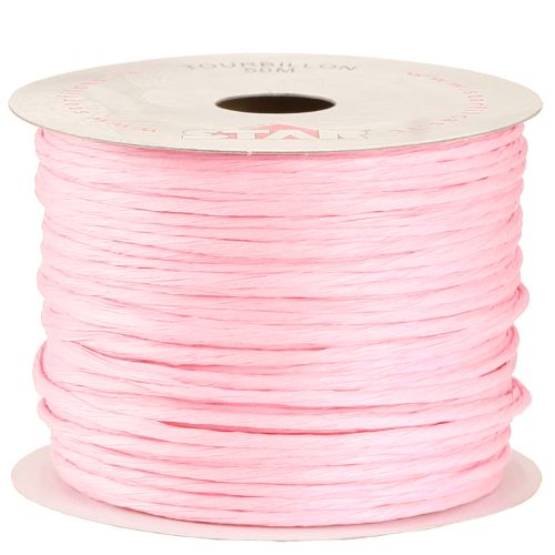 Floristik21 Draht umwickelt 50m Rosa