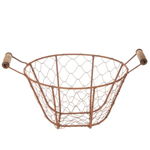 Drahtkorb Vintage rund mit