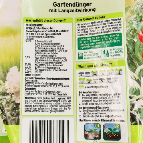 Floristik21 Dünger Substral Gartendünger Langzeitwirkung Düngemittel 5kg