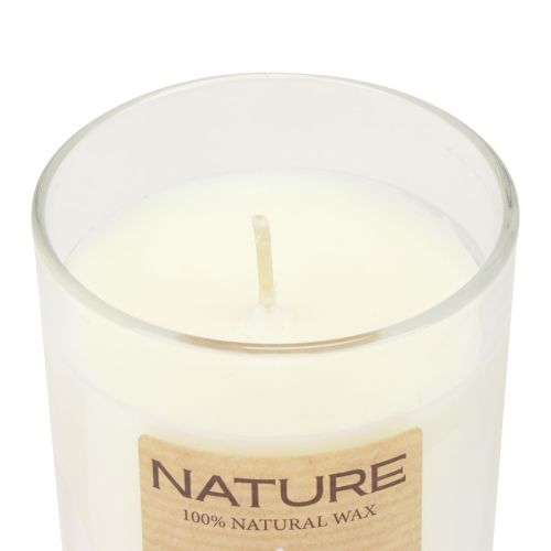 Floristik21 Duftkerze im Glas Naturwachs Wenzel Kerzen Magnolie 85×70mm