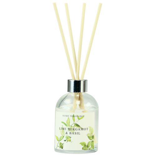 Floristik21 Duftstäbchen Raumduft Limette Bergamotte Basilikum 100ml