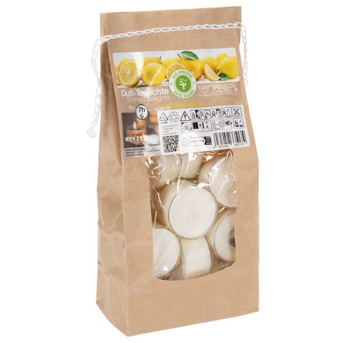 Artikel Teelichter Duftkerzen Citronella 7 Stunden Brenndauer 18er Set für Innen und Außen