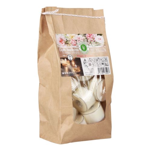 Artikel Duftteelichter Fresh Flower Duft Teelichter Weiß Ø25cm 7h 18 St