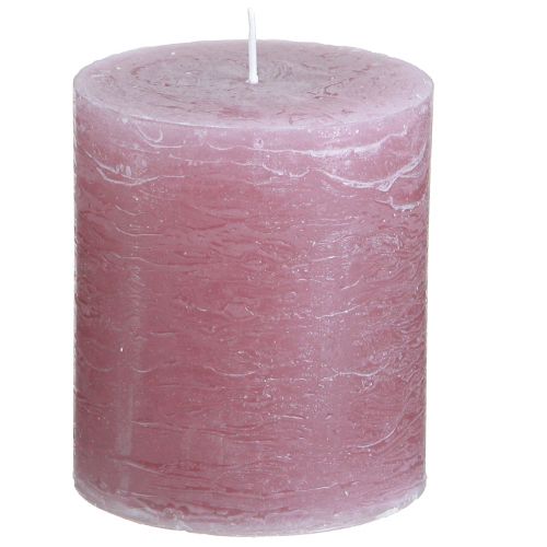 Artikel Durchgefärbte Stumpenkerzen Altrosa 70×80mm – Romantische Beleuchtung mit Stil 4er-Set