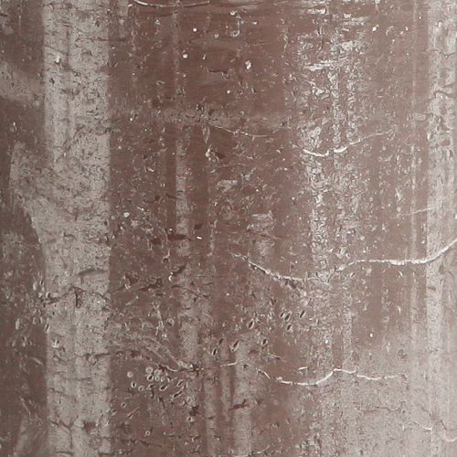 Artikel Durchgefärbte Braune Stumpenkerzen 85x200mm für stilvolles Ambiente, 2er-Set