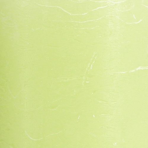Artikel Durchgefärbte Kerzen Lime Grün Stumpenkerzen 70×120mm Deko-Accessoire 4er Set