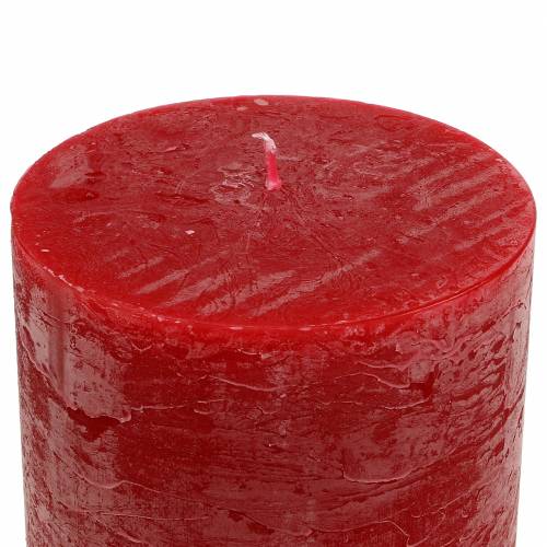 Artikel Durchgefärbte Kerzen Rot 70x100mm 4 St