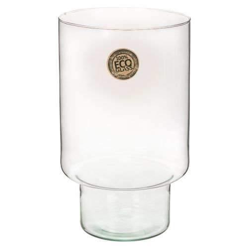 Glasgefäß Zylinder 25cm Transparent aus Glas