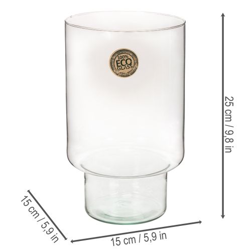 Glasgefäß Zylinder 25cm Transparent aus Glas | Floristik21.de