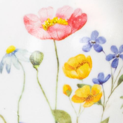 Artikel Hochwertige Osterdeko Ostereier mit Blumenmotiven 6cm 6er-Set Frühling