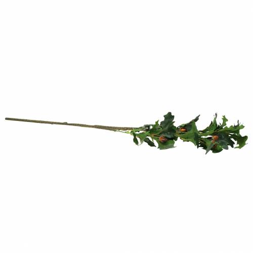 Eichenlaubzweig mit Eicheln künstlich 90cm