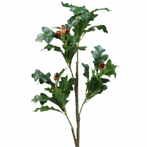 Eichenlaubzweig mit Eicheln künstlich 90cm Eichenlaubzweig mit Eicheln künstlich 90cm