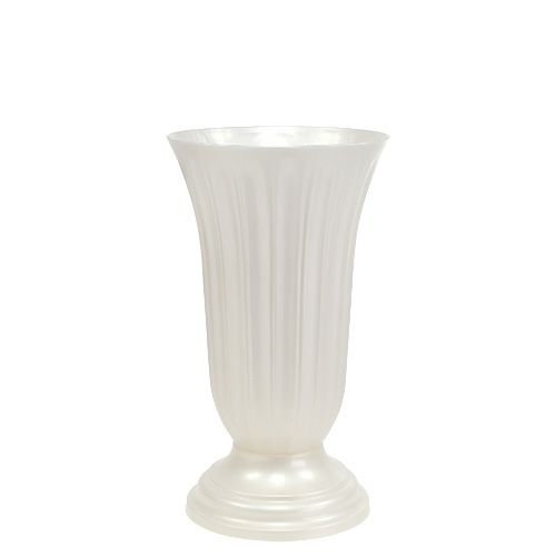 Floristik21 Einstellvase Lilia Perlmutt Ø16cm,1 St