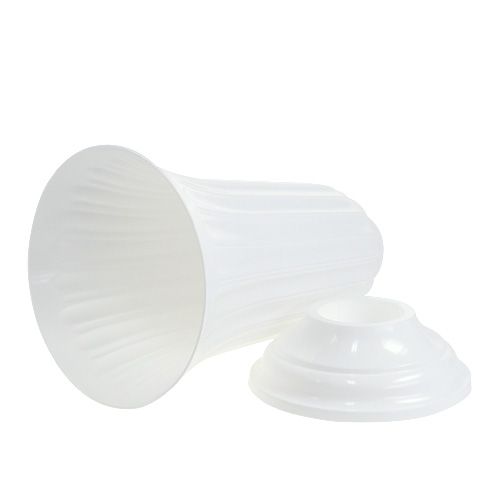 Artikel Einstellvase Lilia weiß Ø20cm 1 St