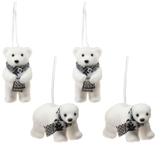 Artikel Eisbär Hängedeko Winterdeko Figuren Set 11×7cm 4St