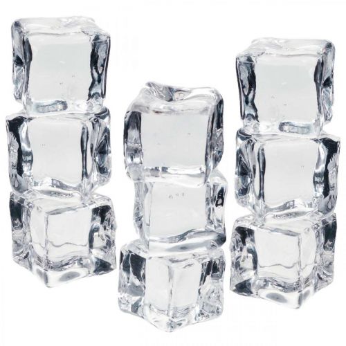 Floristik21 Künstliche Eiswürfel Schaufensterdeko 2cm 20 St