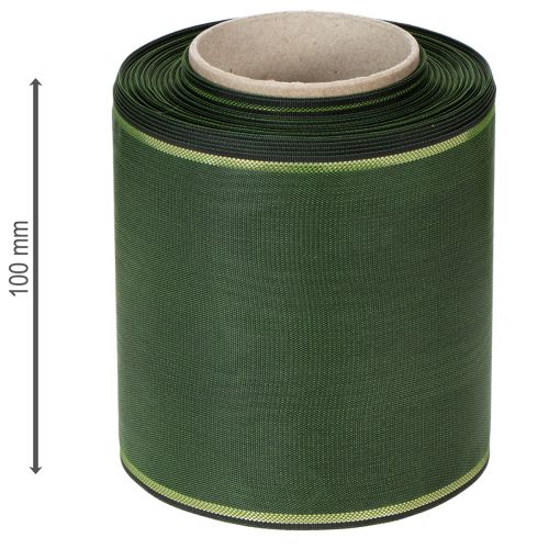 Artikel Elegantes Kranzband Moiré Grünes Band mit Goldrand 100mm x 25m für Trauerfloristik und Dekoration