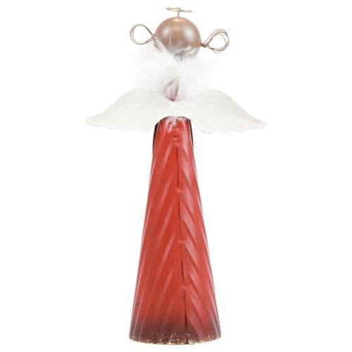 Artikel Engel Deko Metall Tischdeko Weihnachten Figur Rot 10,5×4,5×20cm