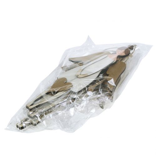 Floristik21 Engel Creme zum Hängen 20,5cm 4 St