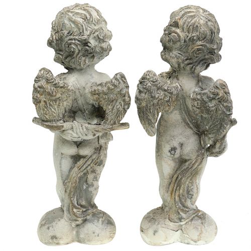 Deko Engel Amor mit Herz 25cm 2St