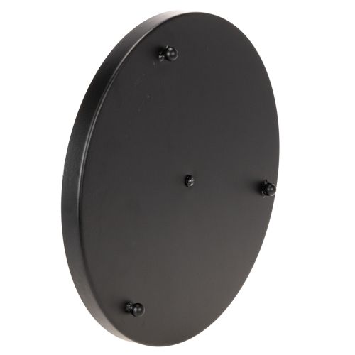 Etagere dreistöckig Metall Rund Schwarz 61cm | Floristik21.de